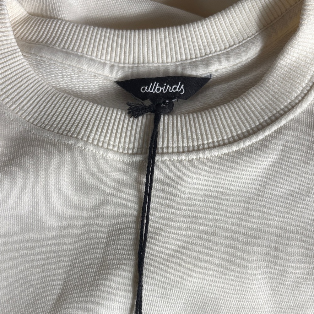 Allbirds Cream Long Sleeve Sweatshirt - Picture 8 of 10